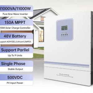 JSTSI7012 11000W Hybrid Solar Inverter With Charger MPPT For Solar Power Inverter System 